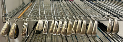 Wholesale Lot of 50 Golf Clubs - Right and Left-Handed Assorted Adams Irons-Next Round