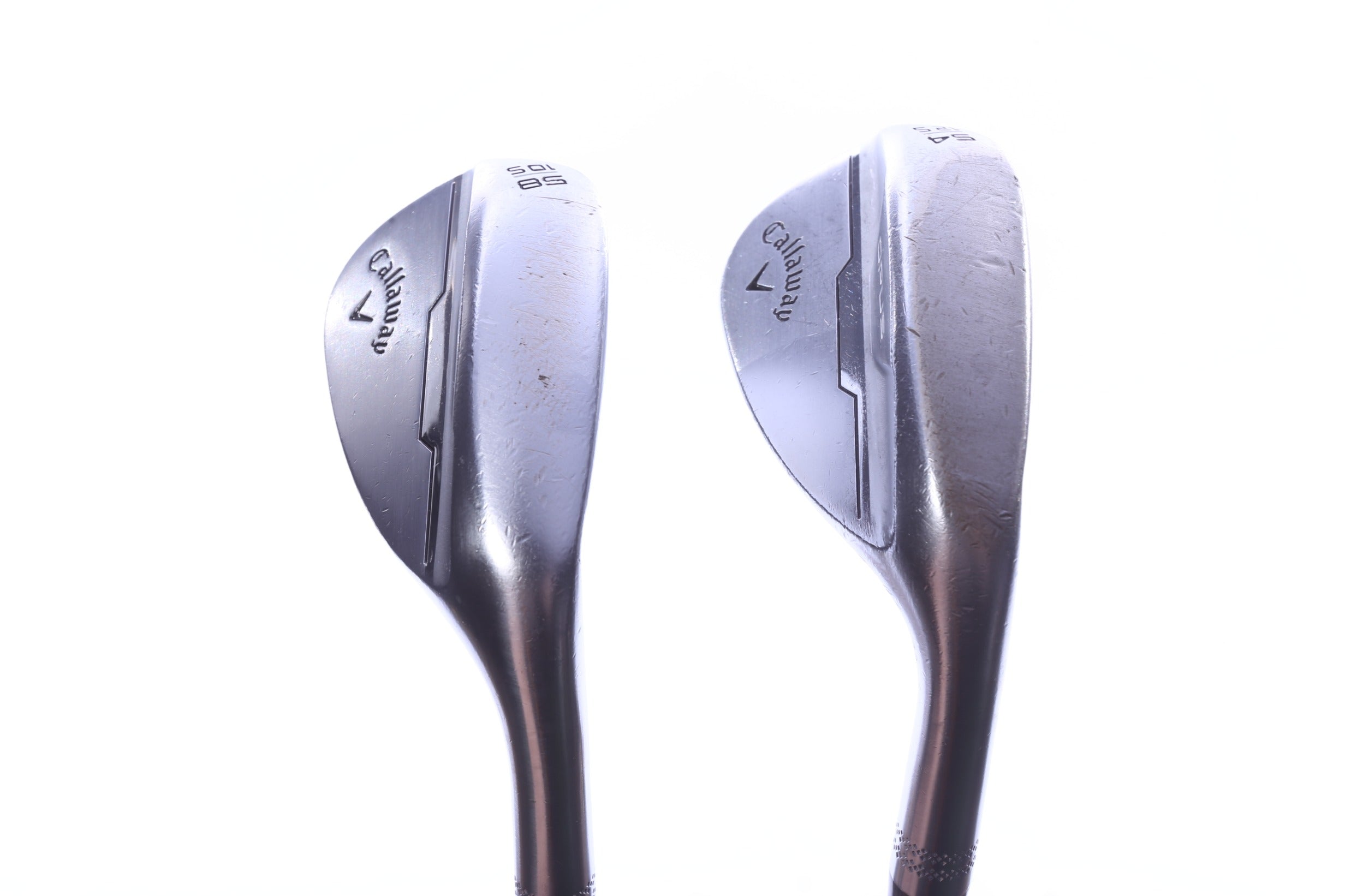 Used Callaway Opus Brushed Chrome Wedge Set - Right-Handed - 54*, 58* - Ladies Flex