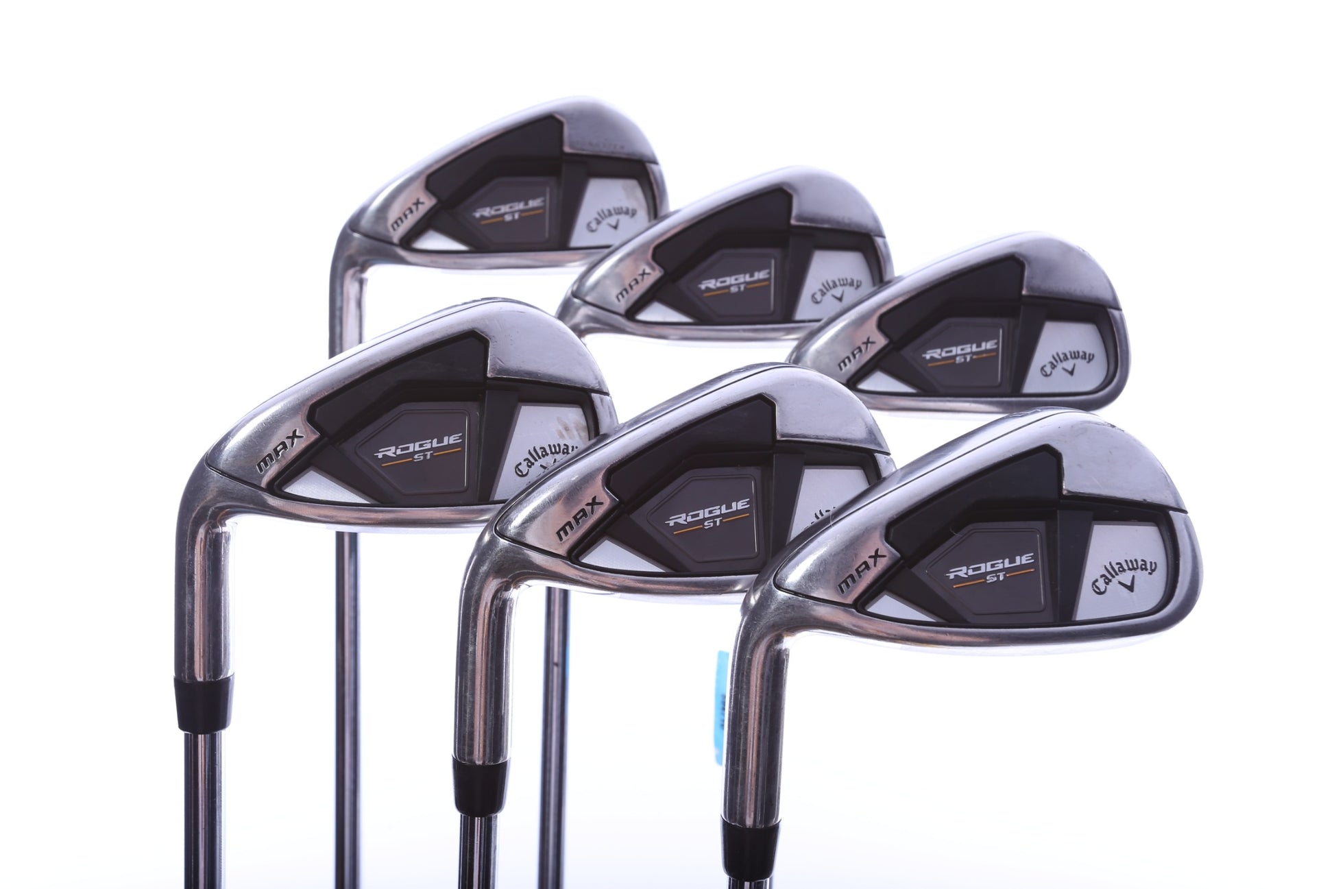 Used Callaway Rogue ST MAX Iron Set - Left-Handed - 5-PW - Stiff Flex-Next Round