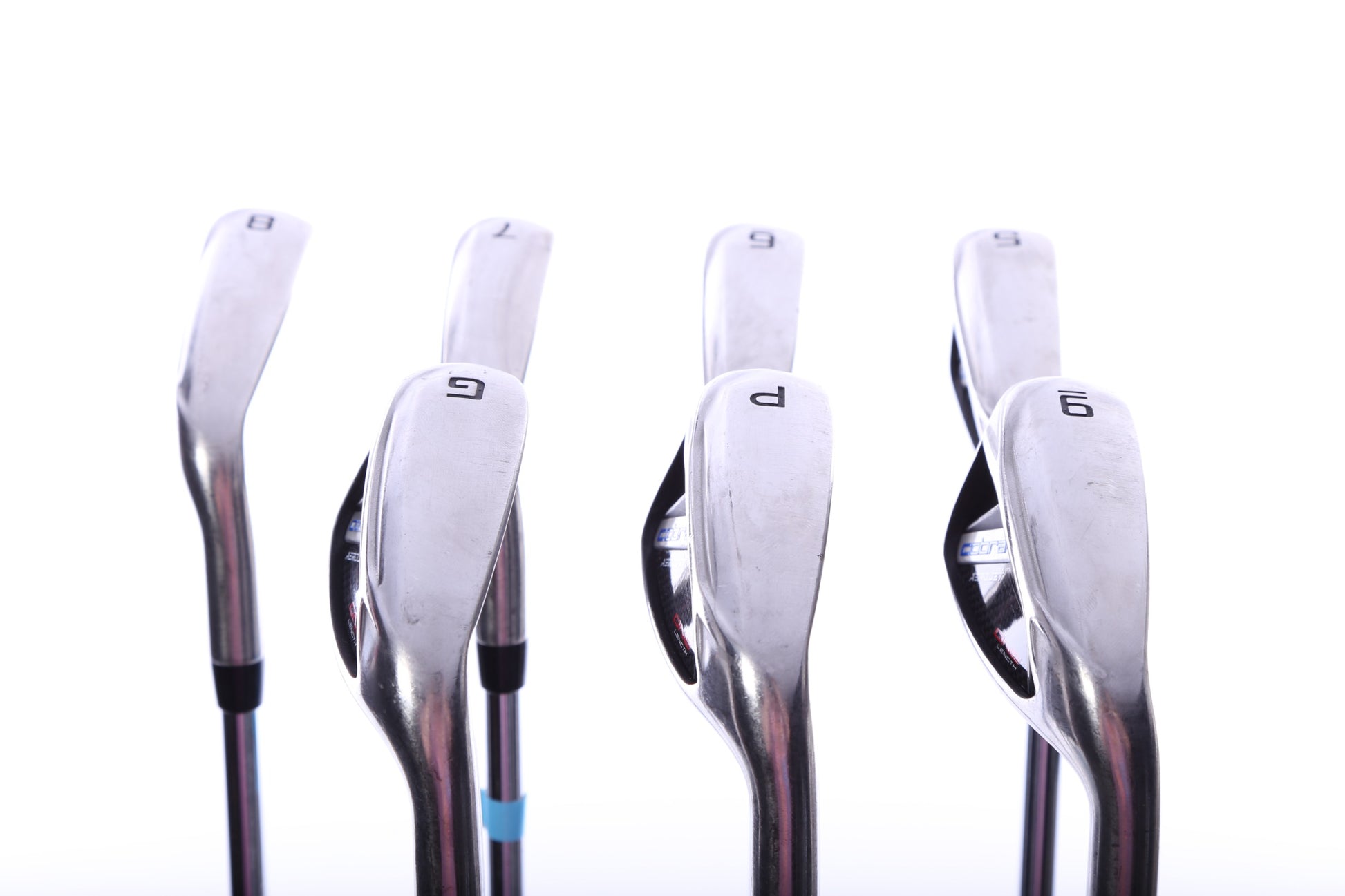 Used Cobra AeroJet One Length Iron Set - Right-Handed - 5-PW, GW - Stiff Flex-Next Round