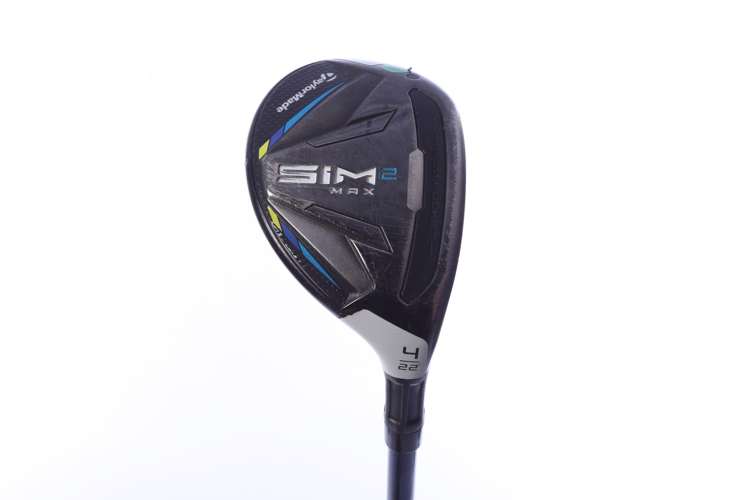 Used TaylorMade SIM2 MAX Rescue 4H Hybrid - Right-Handed - 22 Degrees - Seniors Flex