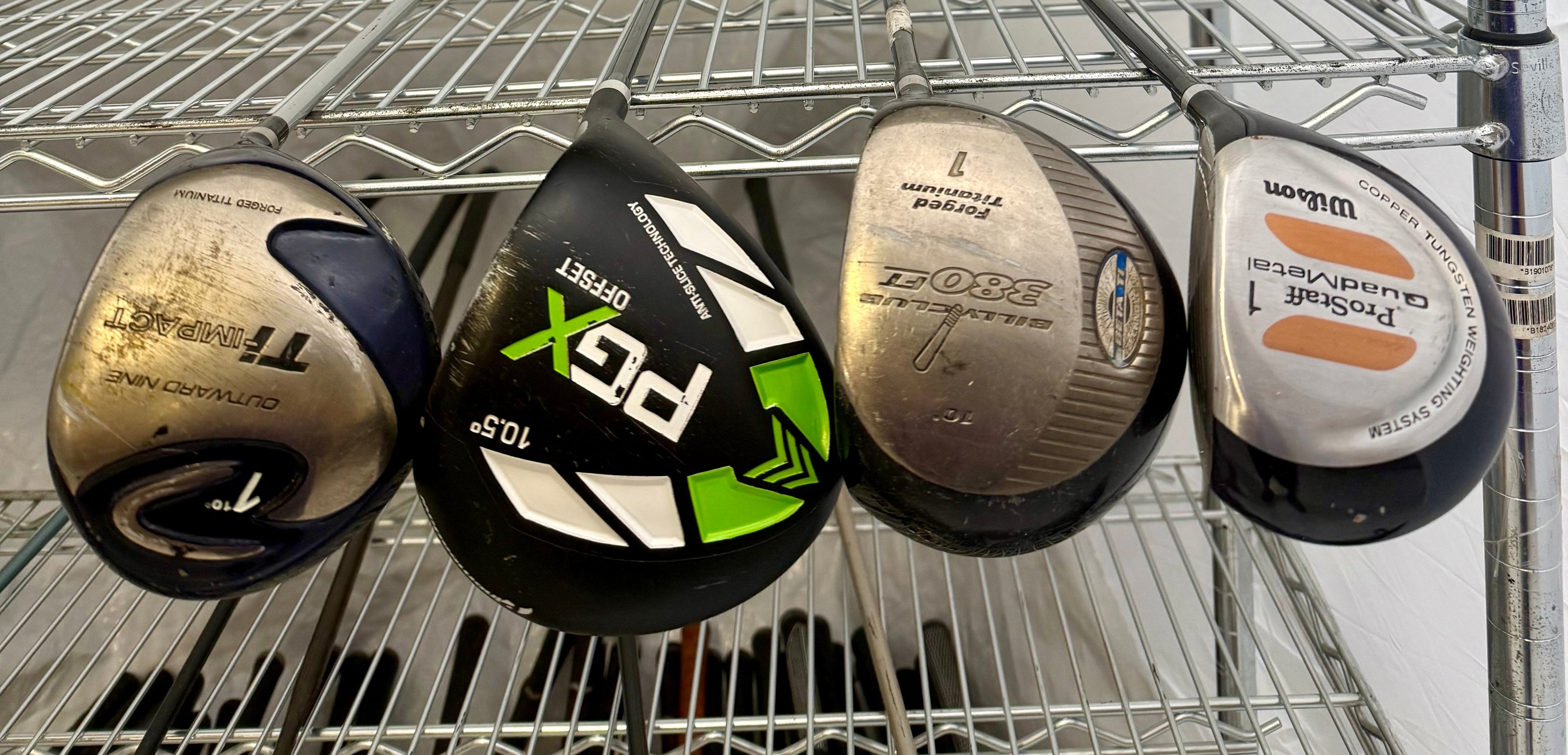 Wholesale Lot of 15 Golf Clubs - Assorted Drivers-Next Round