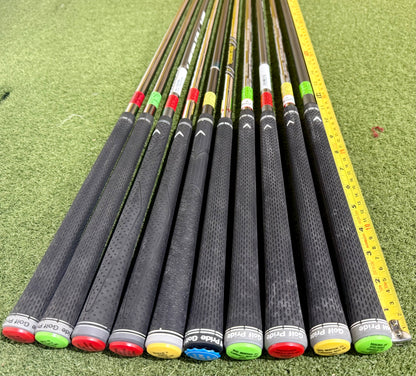 Wholesale Lot of 20 Golf Shafts- Assorted Fitting Irons Shafts-Next Round