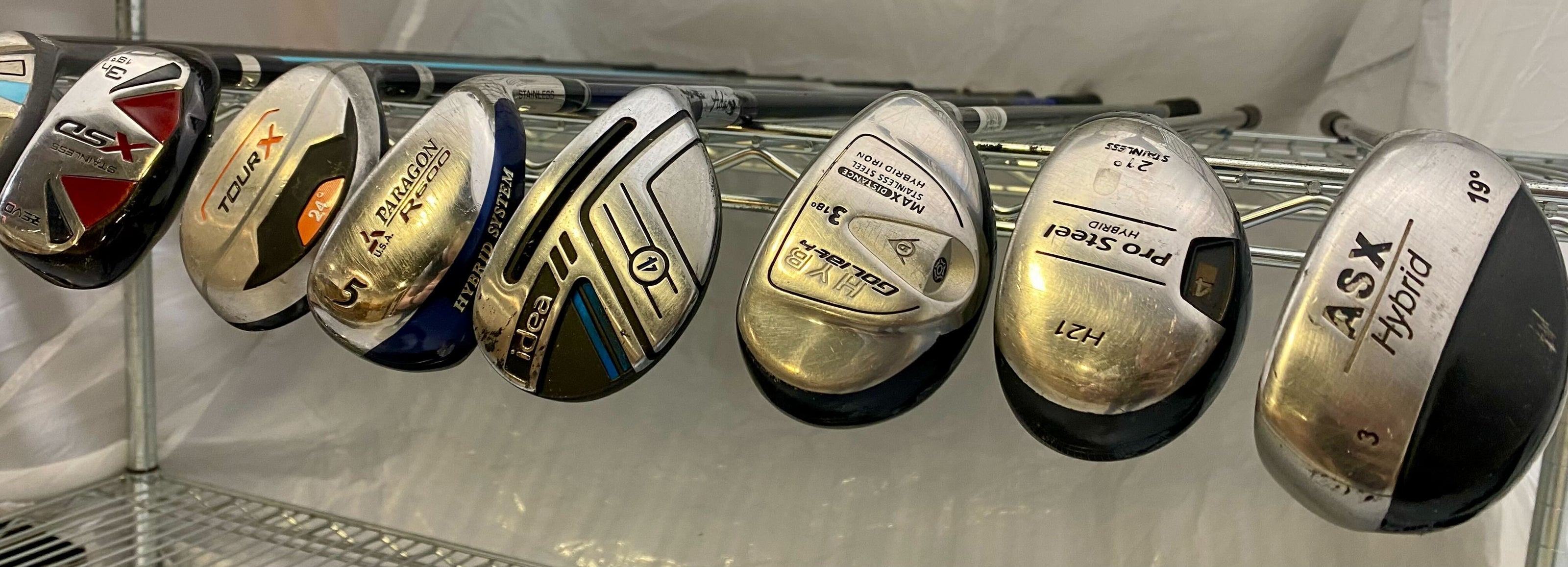 Wholesale Lot of 40 Golf Clubs - Assorted Hybrids-Next Round