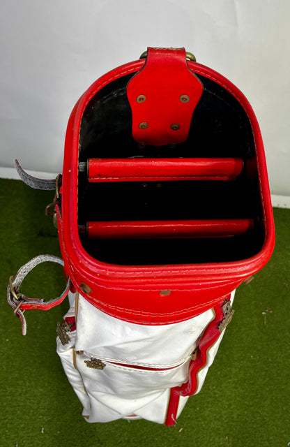 Wilson Golf Bag - 3 Dividers 5 Pockets- Red and White-Next Round