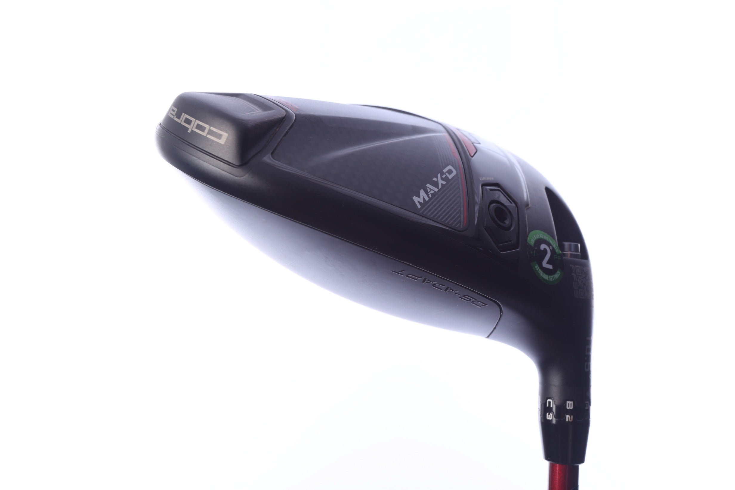Used Cobra DS-ADAPT MAX-D Driver - 10.5 Degrees - Seniors Flex Project X Denali Red - Right-Handed