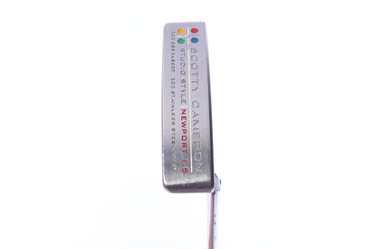 Used Titleist Scotty Cameron Studio Style Newport 1.5 Putter - Right-Handed - 35 in - Blade