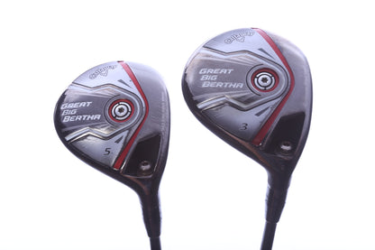 Used Callaway Great Big Bertha 2015 Wood Set - Right-Handed - 3W, 5W - Seniors Flex