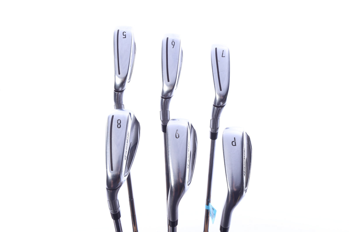 Used TaylorMade Qi Iron Set - Left-Handed - 5-PW - Stiff Flex
