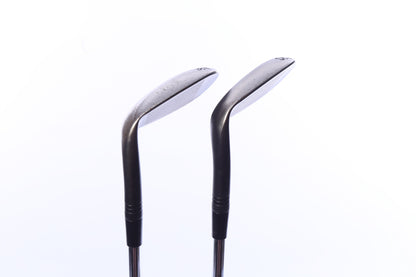 Used TaylorMade Milled Grind 2 Black Wedge Set - Right-Handed - 52*, 56* - Stiff Flex
