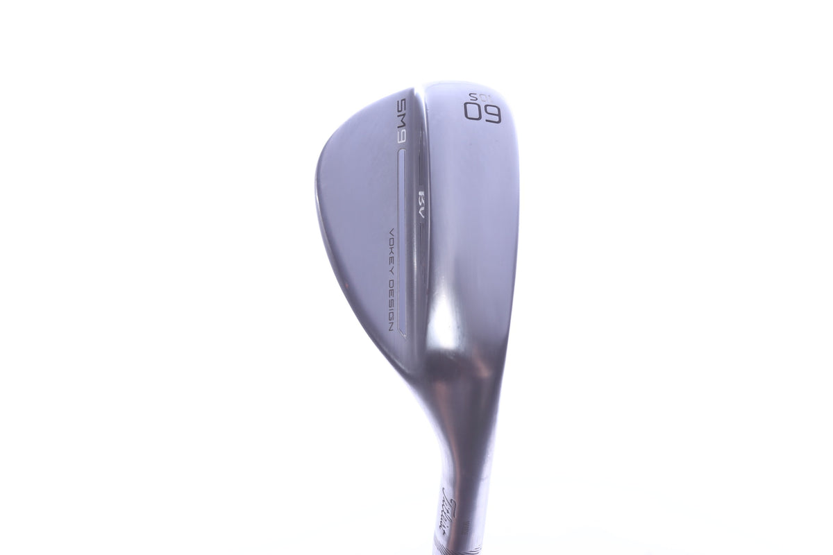 Used Titleist Vokey SM9 Tour Chrome Lob Wedge - Ambidextrous - 60 Degrees - Wedge Flex-Next Round