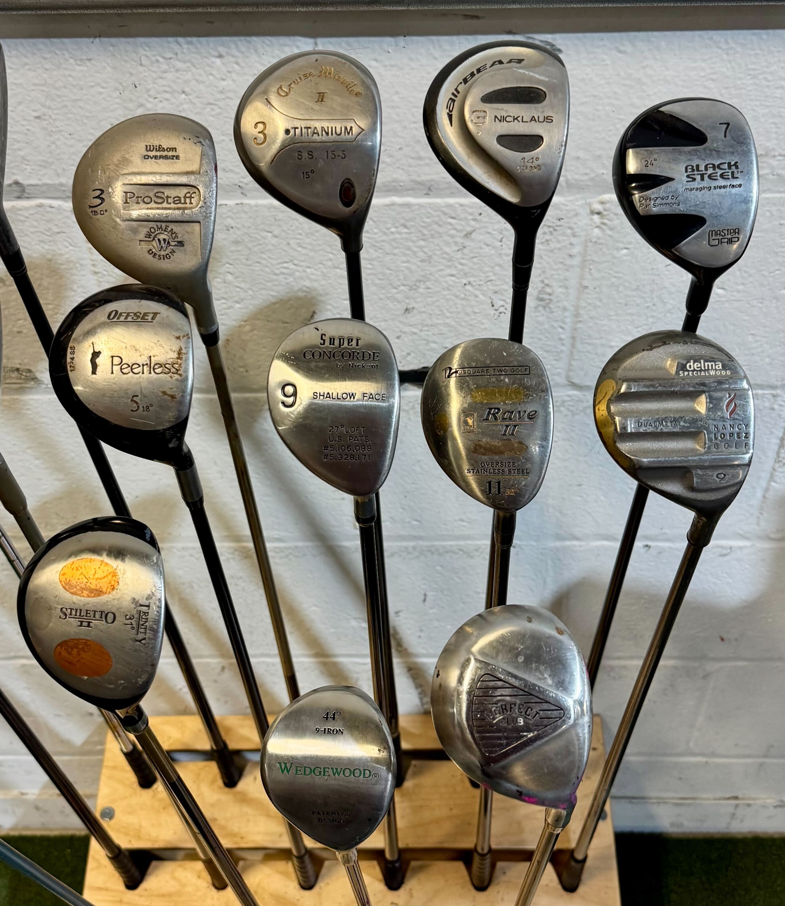 Wholesale Lot of 40 Golf Clubs - Assorted Fairway Woods-Next Round