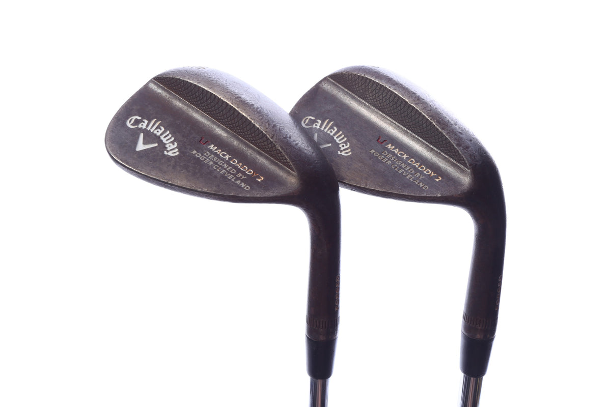 Used Callaway Mack Daddy 2 Slate Wedge Set - Right-Handed - 52*, 56* - Wedge Flex