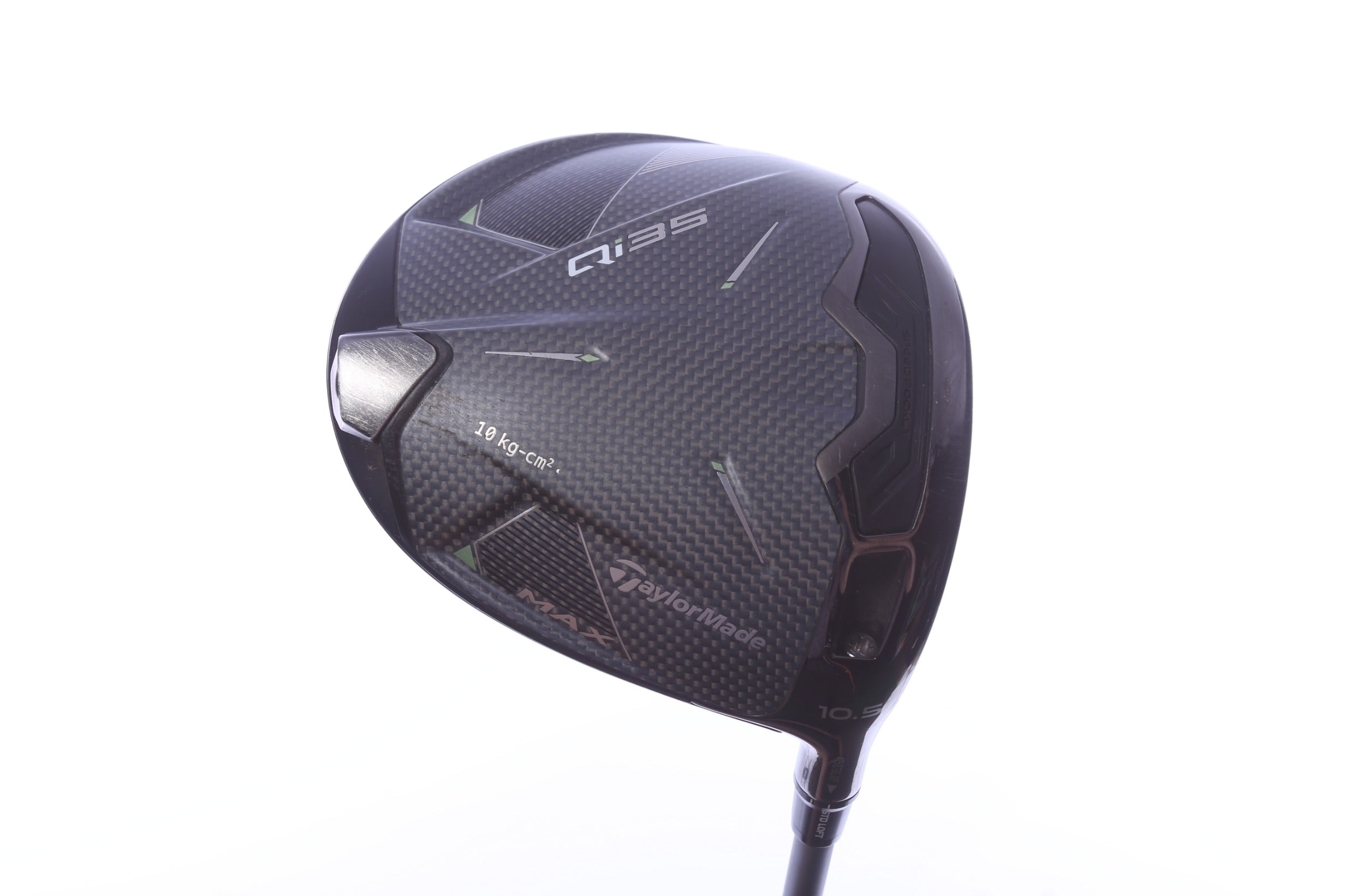 Used TaylorMade Qi35 MAX Driver - 10.5 Degrees - Seniors Flex Fujikura Air Speeder - Right-Handed