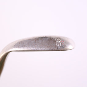 Used Titleist Vokey SM6 Steel Gray Lob Wedge - Right-Handed - 58 Degrees - Stiff Flex-Next Round