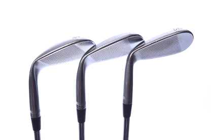 Used Titleist Vokey SM9 Tour Chrome Wedge Set - Right-Handed - 52*, 56*, 60* - Regular Flex