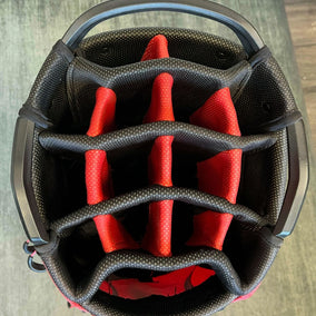 Ogio Cirrus Cart Bag Red 14 Dividers-Next Round