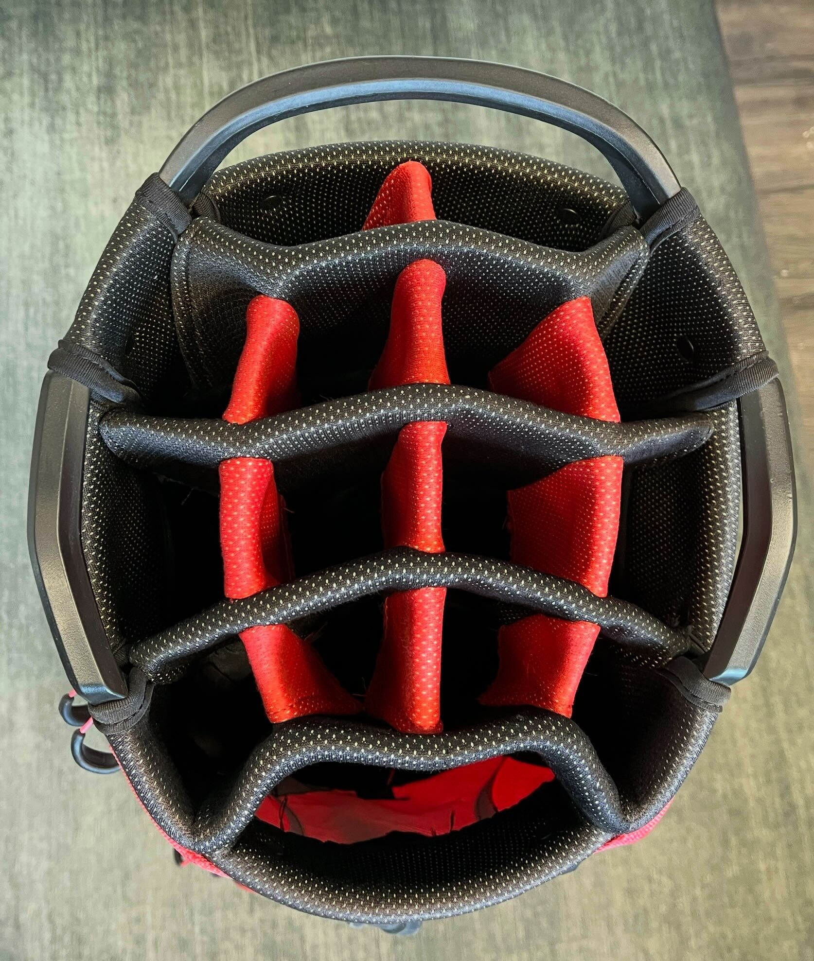 Ogio Cirrus Cart Bag Red 14 Dividers-Next Round