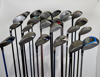 Wholesale Lot of 24 Golf Clubs - Drivers and Fairway Woods Assorted-Next Round