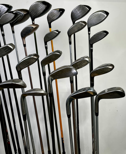 Wholesale Lot of 24 Assorted Drivers, Fairway Woods, Hybrids, and Single Irons.-Next Round