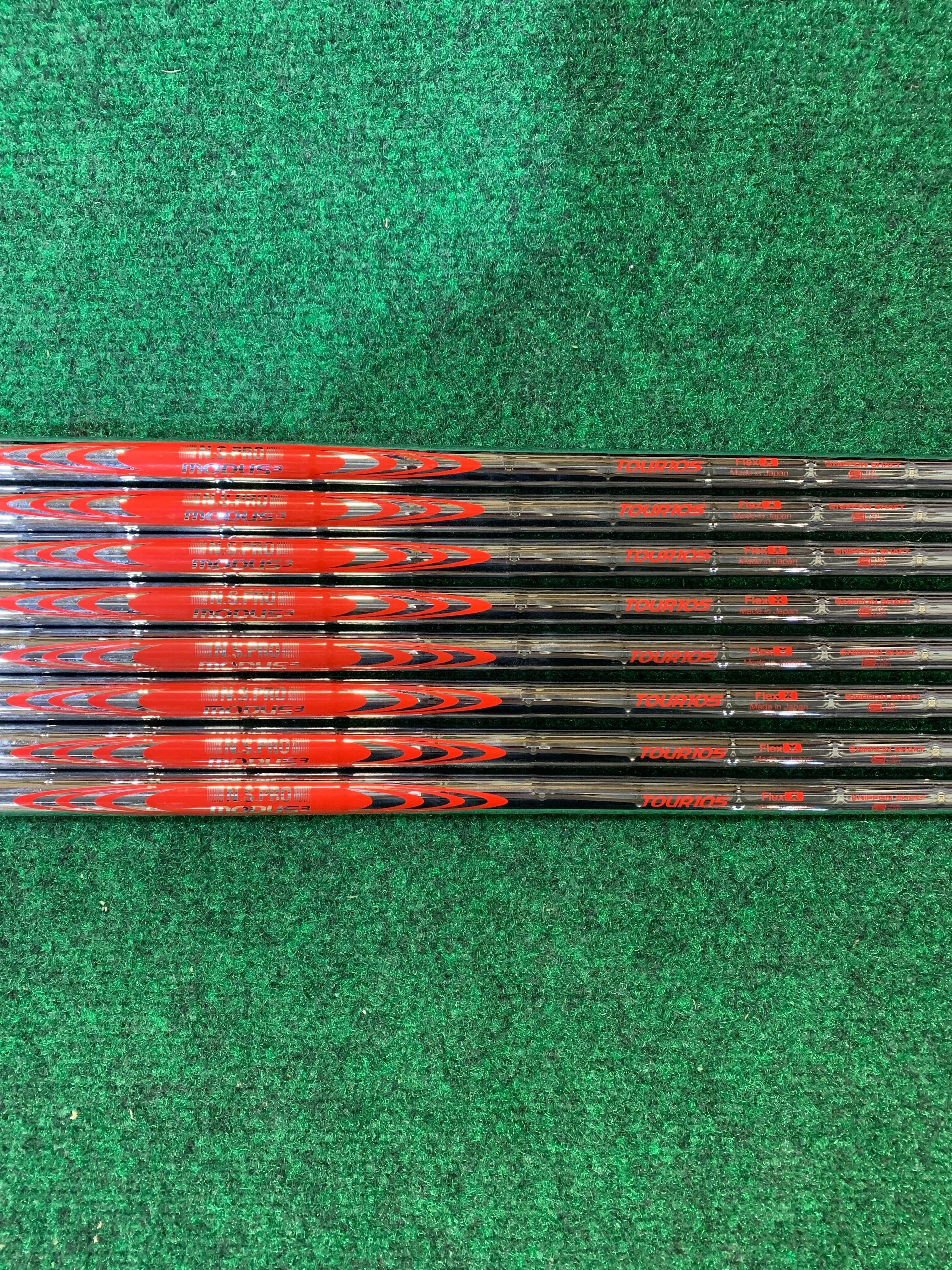 Nippon Shaft N.S. Pro Modus3 Tour 105 Extra Stiff Flex 3-PW Iron Set Shafts  .355