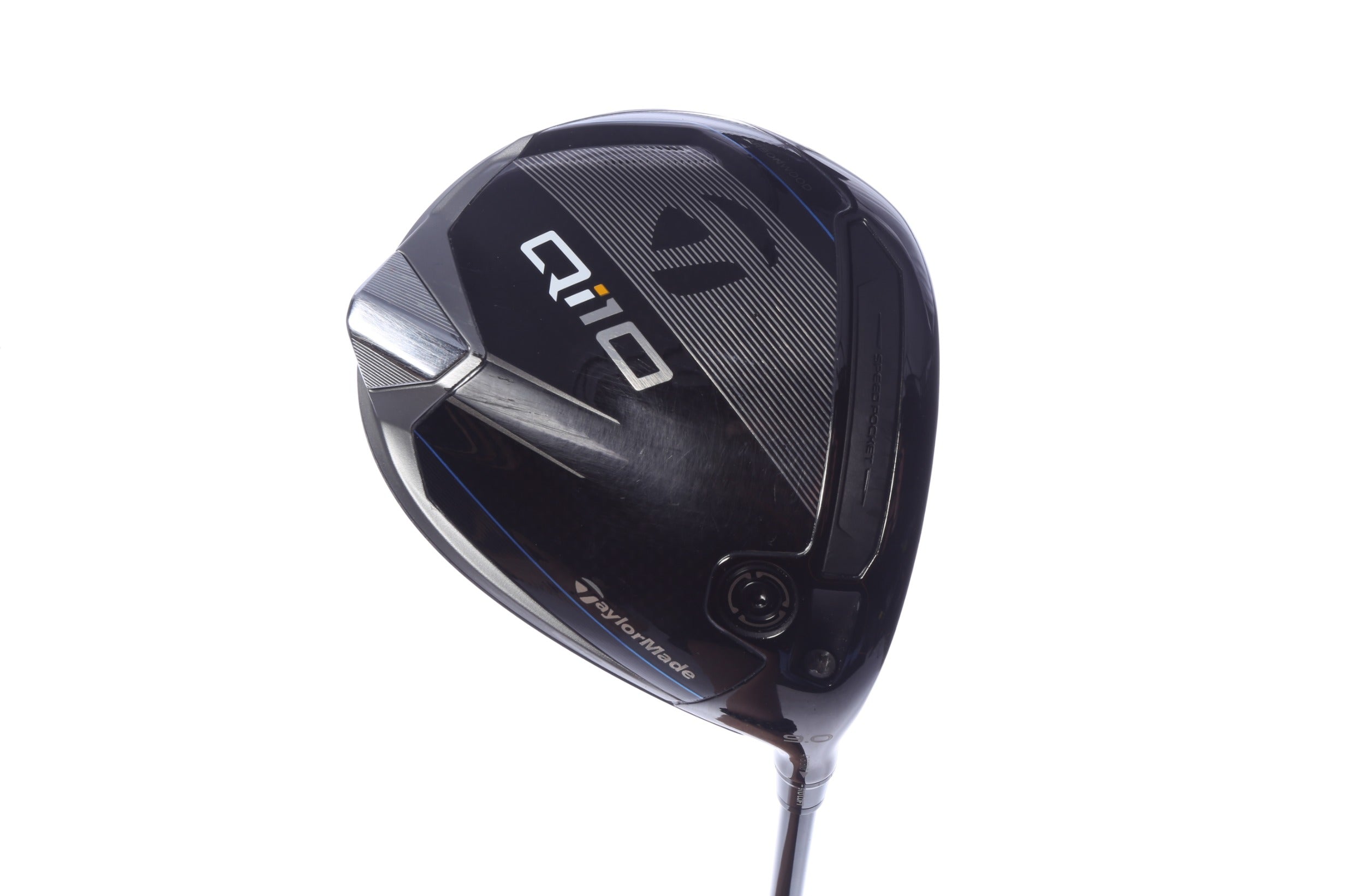 Used TaylorMade Qi10 Driver - 9 Degrees - Stiff Flex Mitsubishi Kaili Blue - Right-Handed