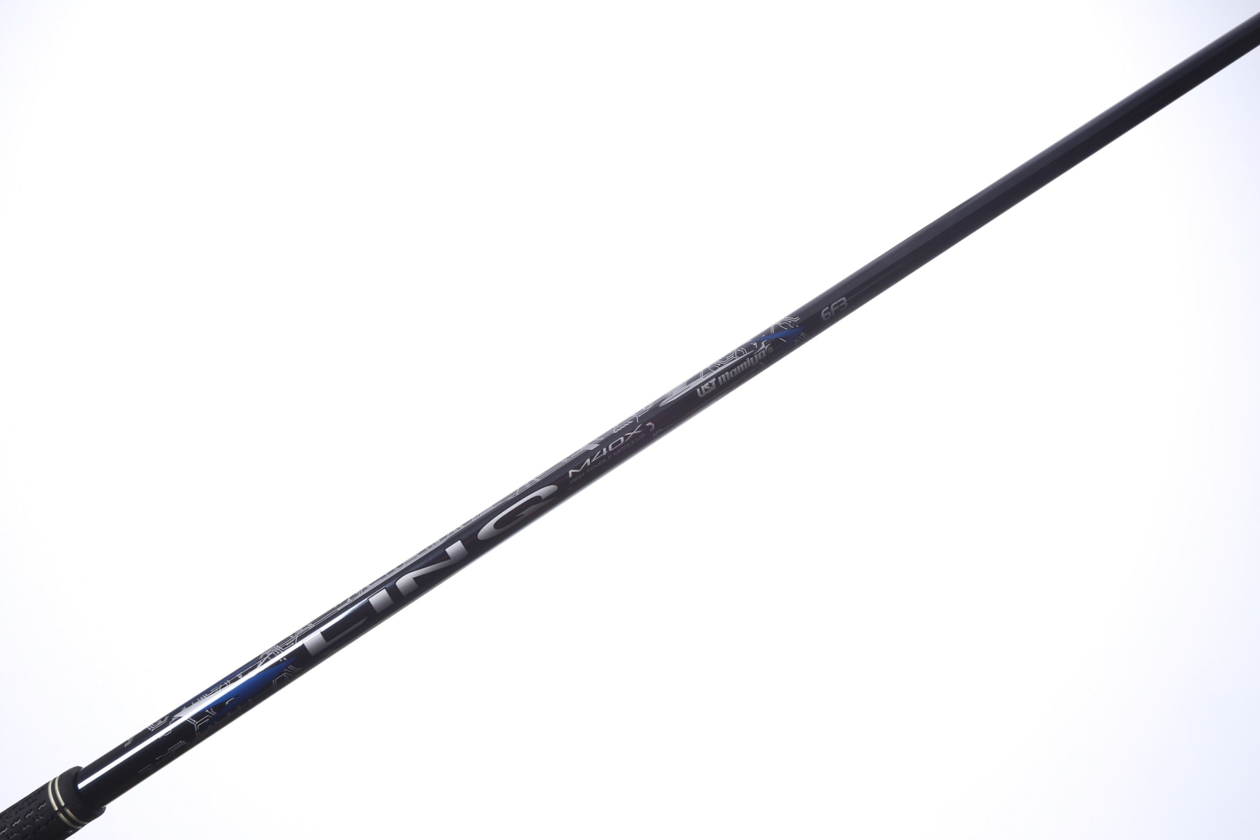 Used Ust Mamiya Lin-Q M40X Blue Fairway Wood Shaft Regular Flex Graphite - 41 in - Cobra MyFly Adapter-Next Round