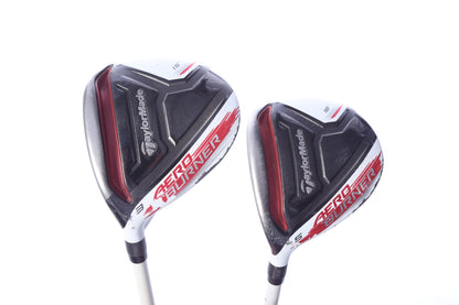 Used TaylorMade AeroBurner Wood Set - Left-Handed - 3W, 5W - Regular Flex-Next Round