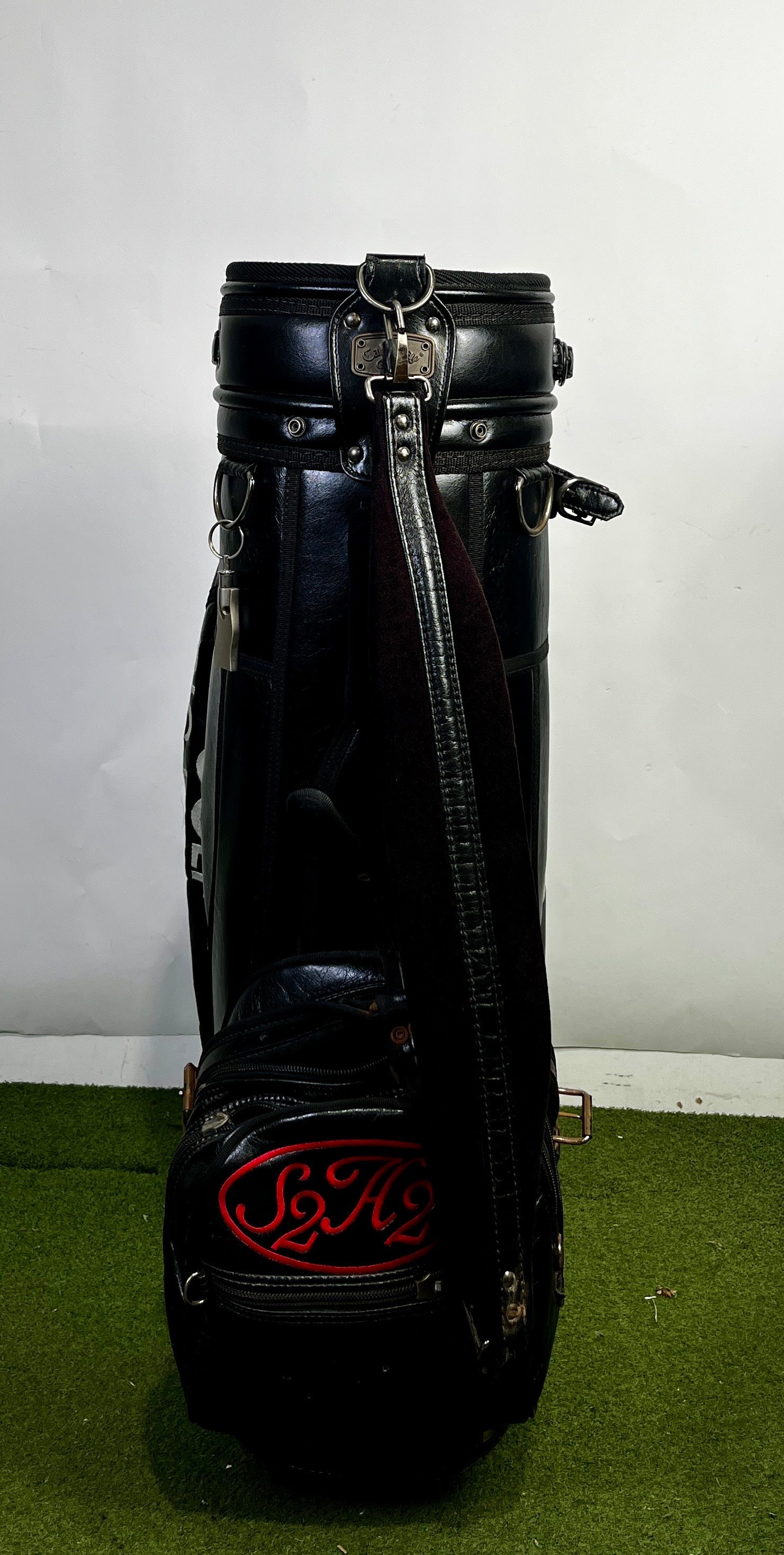 Big Bertha Callaway Staff Bag - 5 Dividers 5 Pockets- Black and White-Next Round