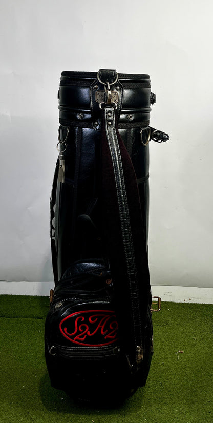 Big Bertha Callaway Staff Bag - 5 Dividers 5 Pockets- Black and White-Next Round