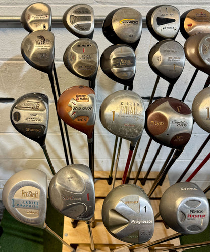 Wholesale Lot of 30 Golf Clubs - Assorted Drivers