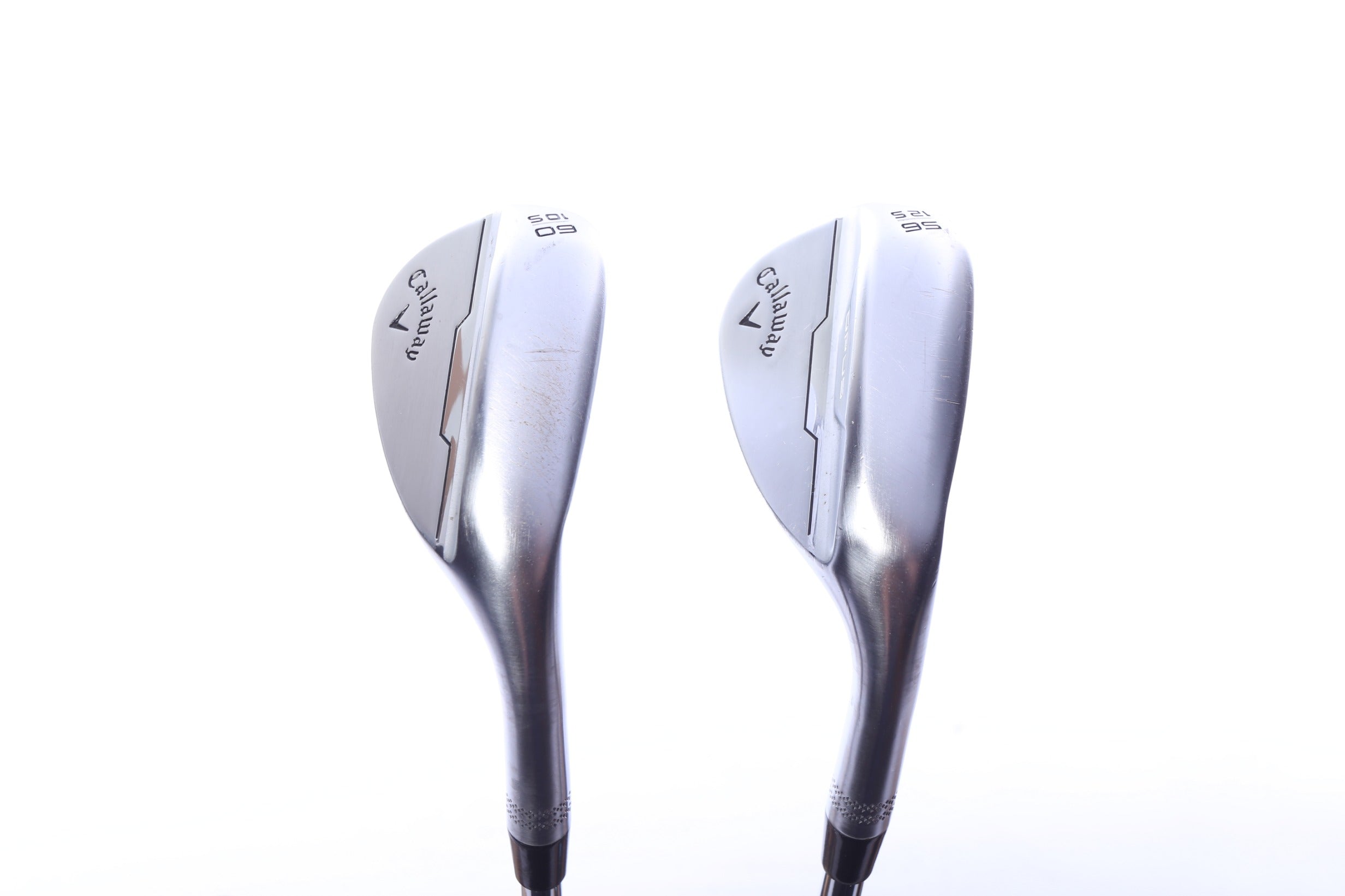 Used Callaway Opus Brushed Chrome Wedge Set - Right-Handed - 56*, 60* - Wedge Flex