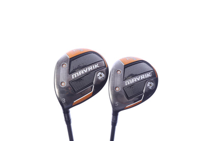 Used Callaway Mavrik Wood Set - Left-Handed - 3W, 5W - Regular Flex