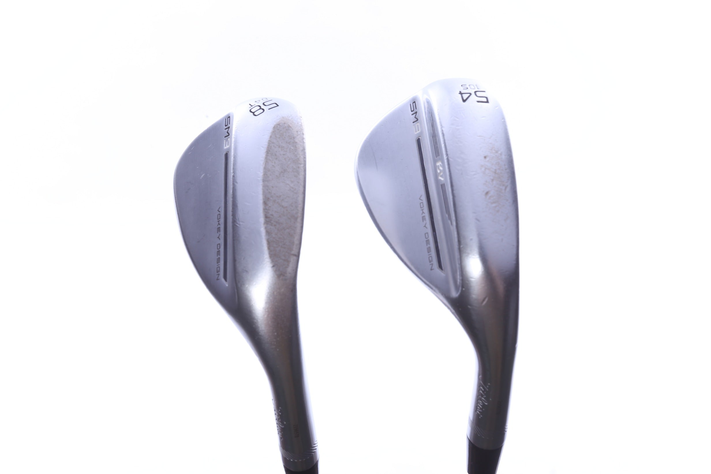 Used Titleist Vokey SM9 Tour Chrome Wedge Set - Right-Handed - 54*, 58* - Wedge Flex-Next Round