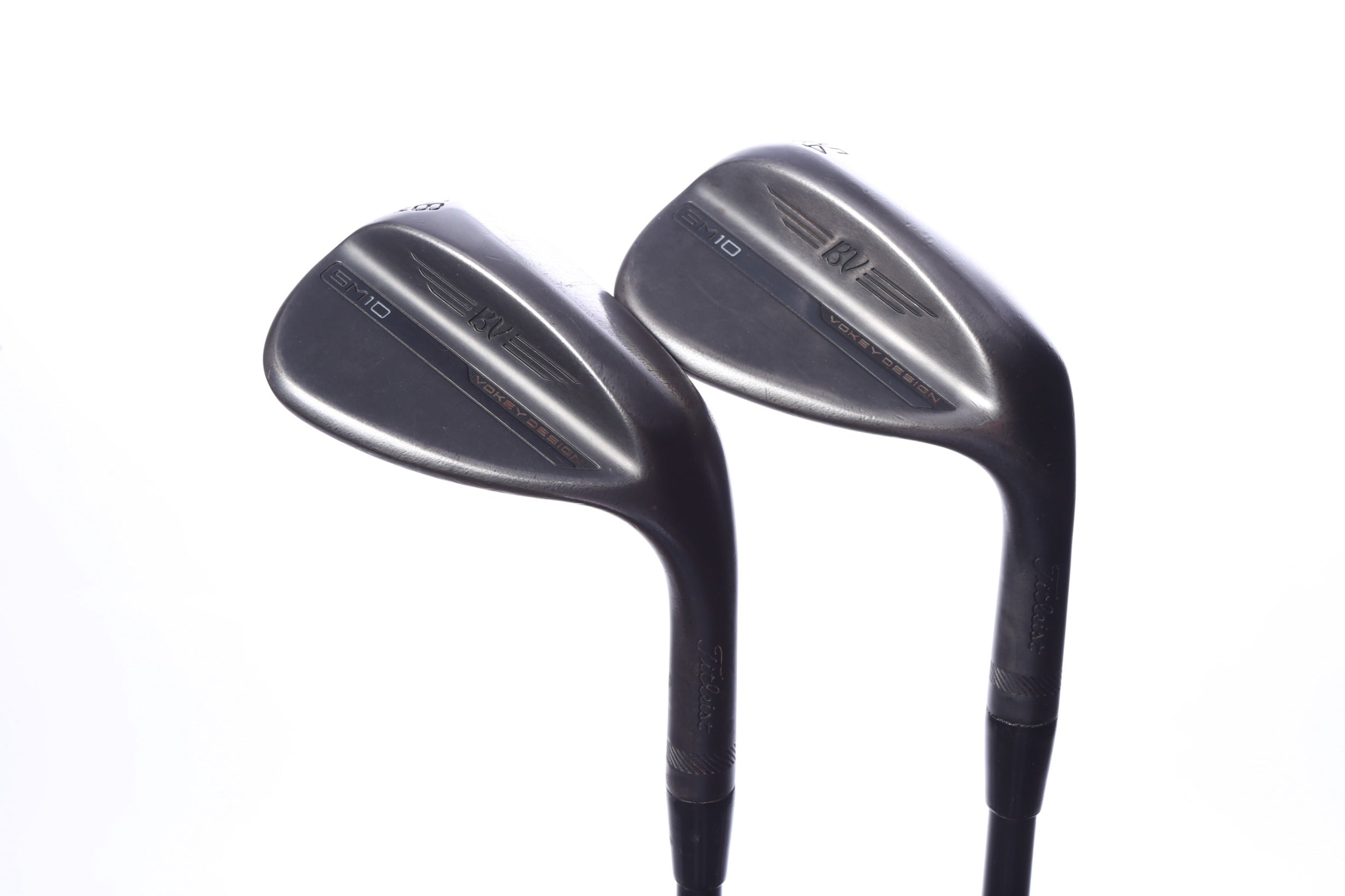 Used Titleist Vokey SM10 Jet Black Wedge Set - Right-Handed - 54*, 58* - Extra Stiff Flex-Next Round