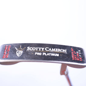 Used Titleist Scotty Cameron Pro Platinum Newport Mid Slant Putter - Right-Handed - 33.25 in - Blade-Next Round