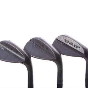 Used Titleist Vokey SM8 Jet Black Wedge Set - Right-Handed - 50*, 54*, 58* - Stiff Flex-Next Round