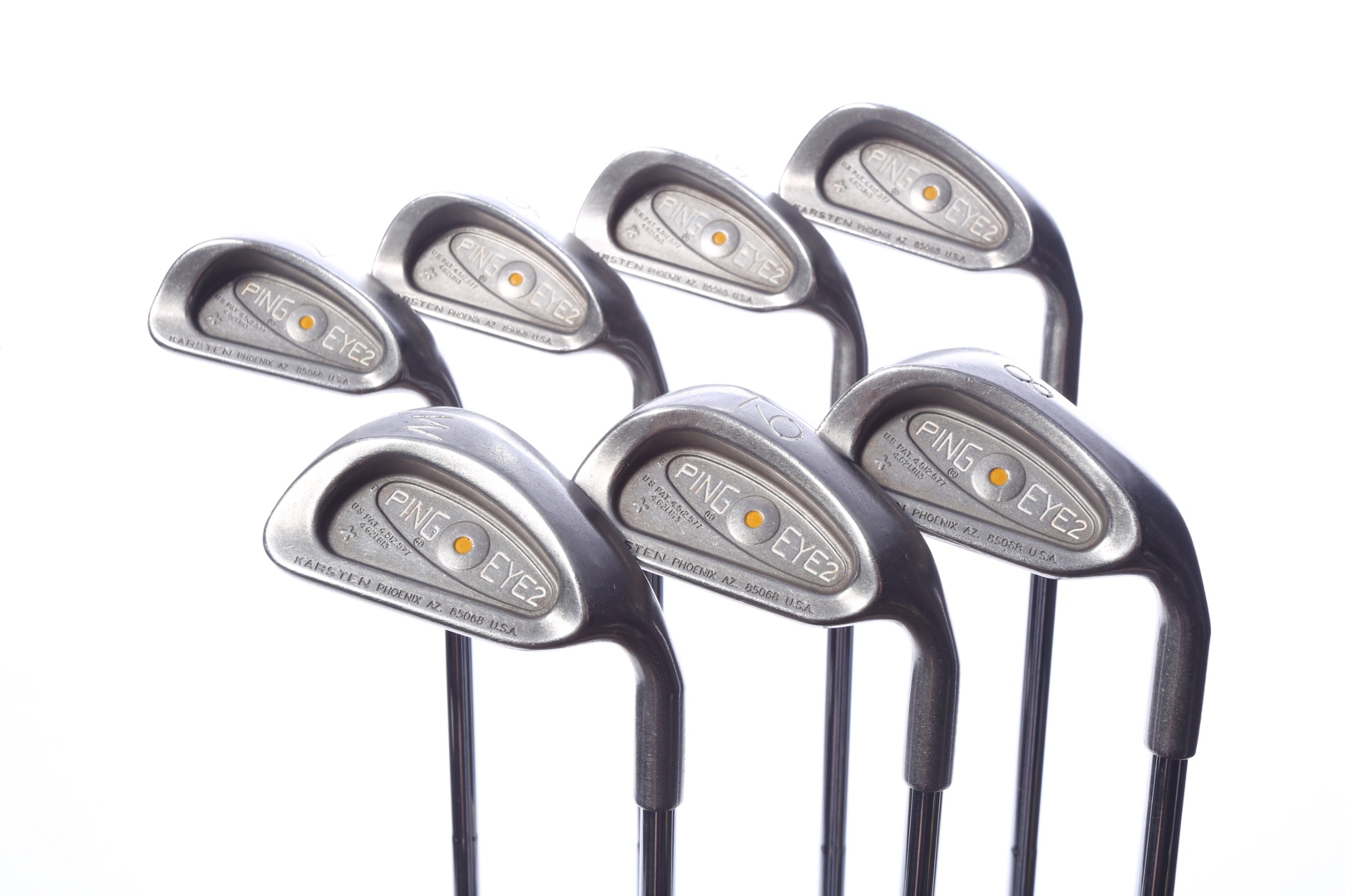 Used Ping Eye 2 Iron Set - Right-Handed - 4-PW - Stiff Flex