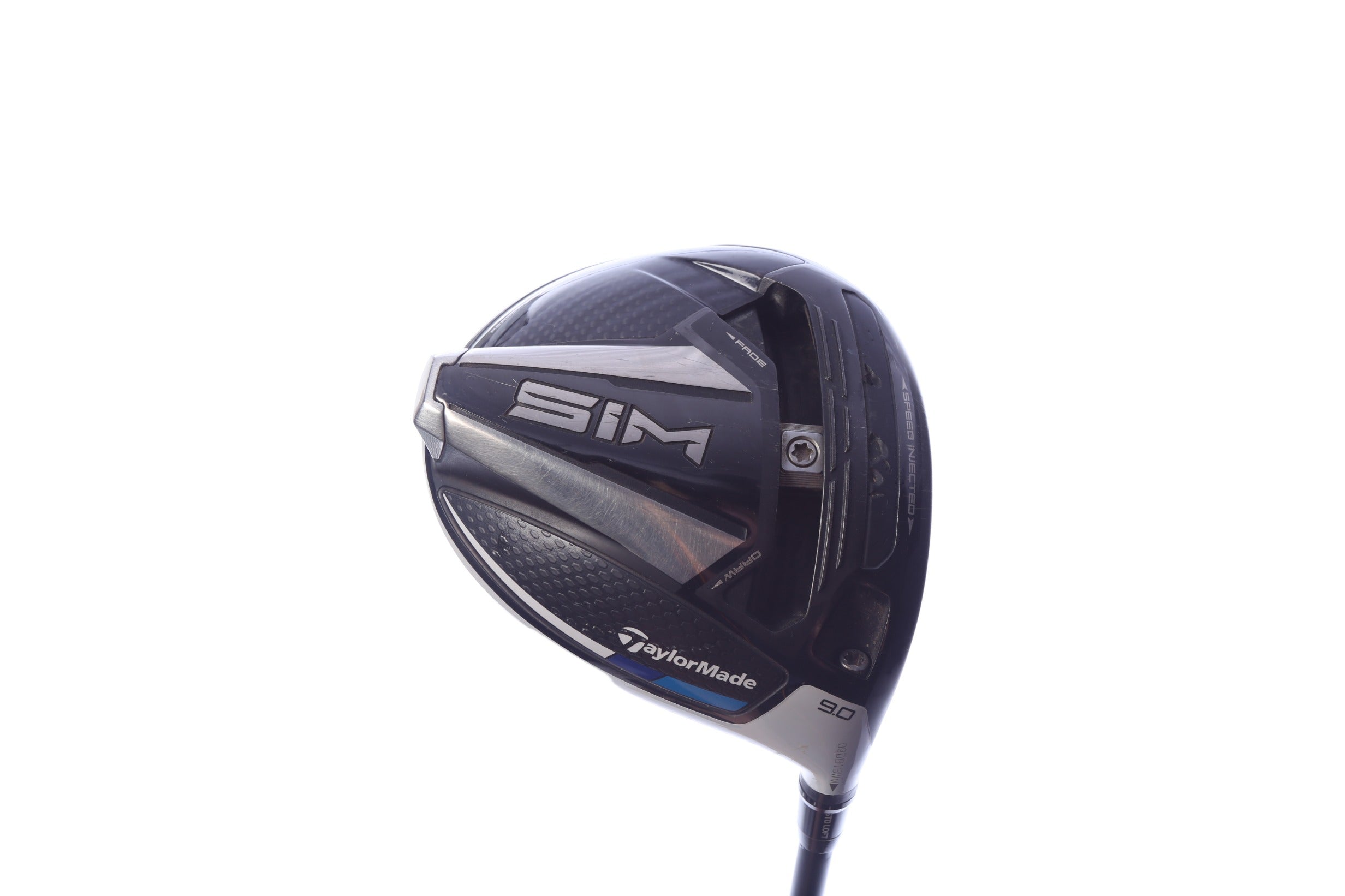 Used TaylorMade SIM Driver - 9 Degrees - Stiff Flex Fujikura Motore X F3 - Right-Handed-Next Round