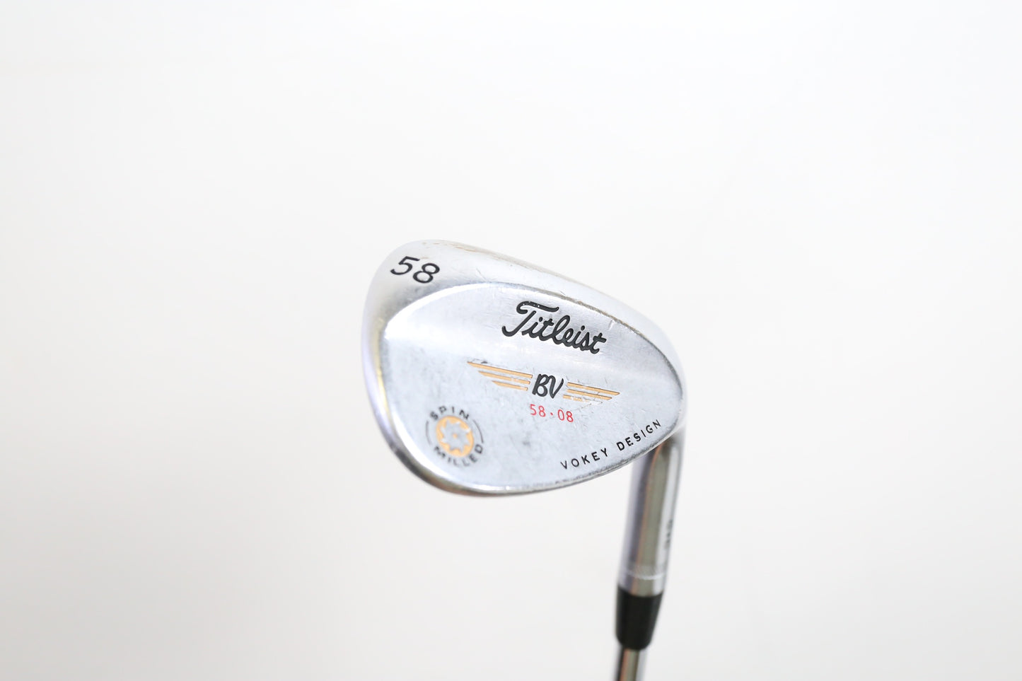 Used Titleist Vokey Spin Milled Tour Chrome '09 Lob Wedge - Right-Handed - 58 Degrees - Stiff Flex
