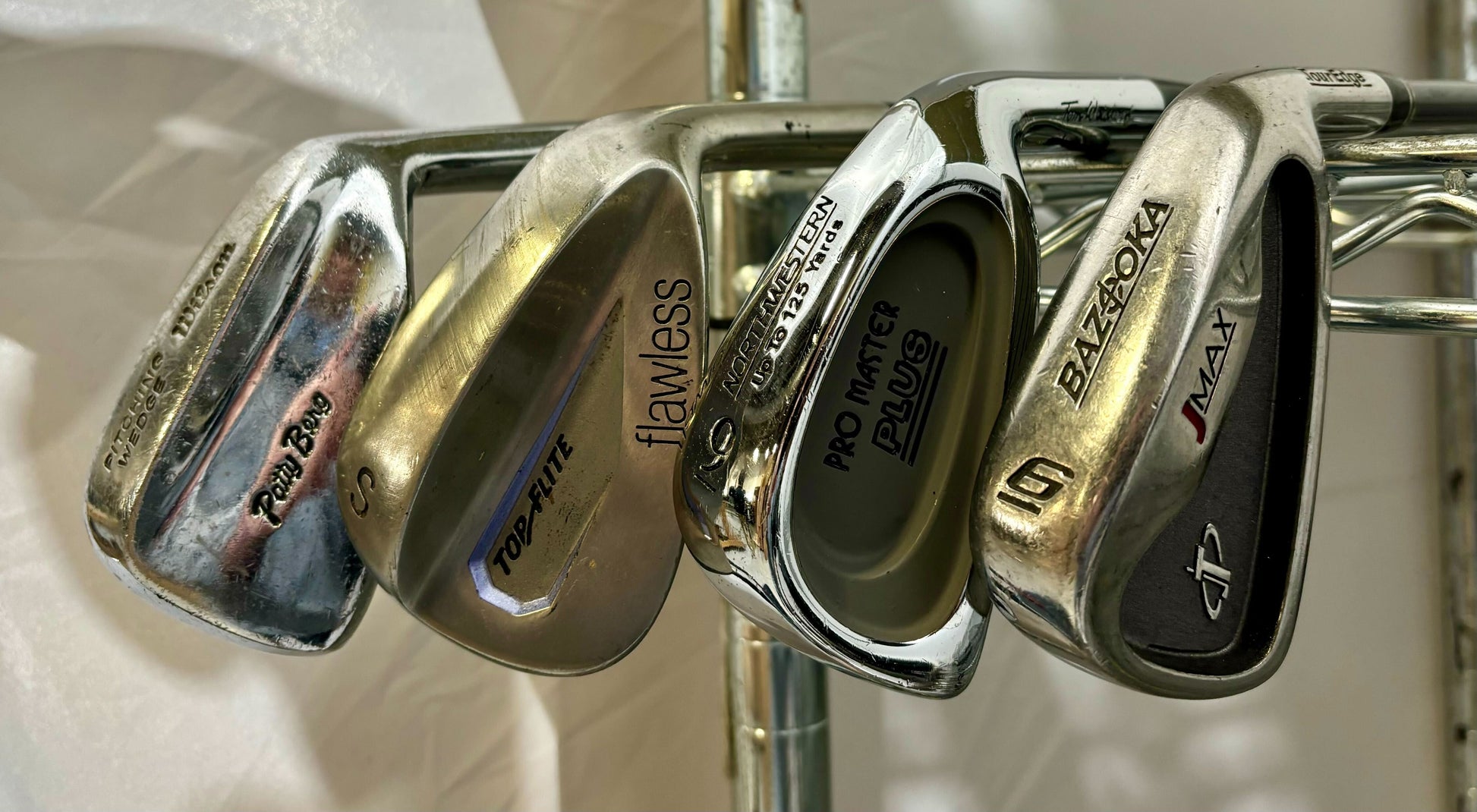 Wholesale Lot of 50 Golf Clubs - Assorted Irons and Wedges-Next Round