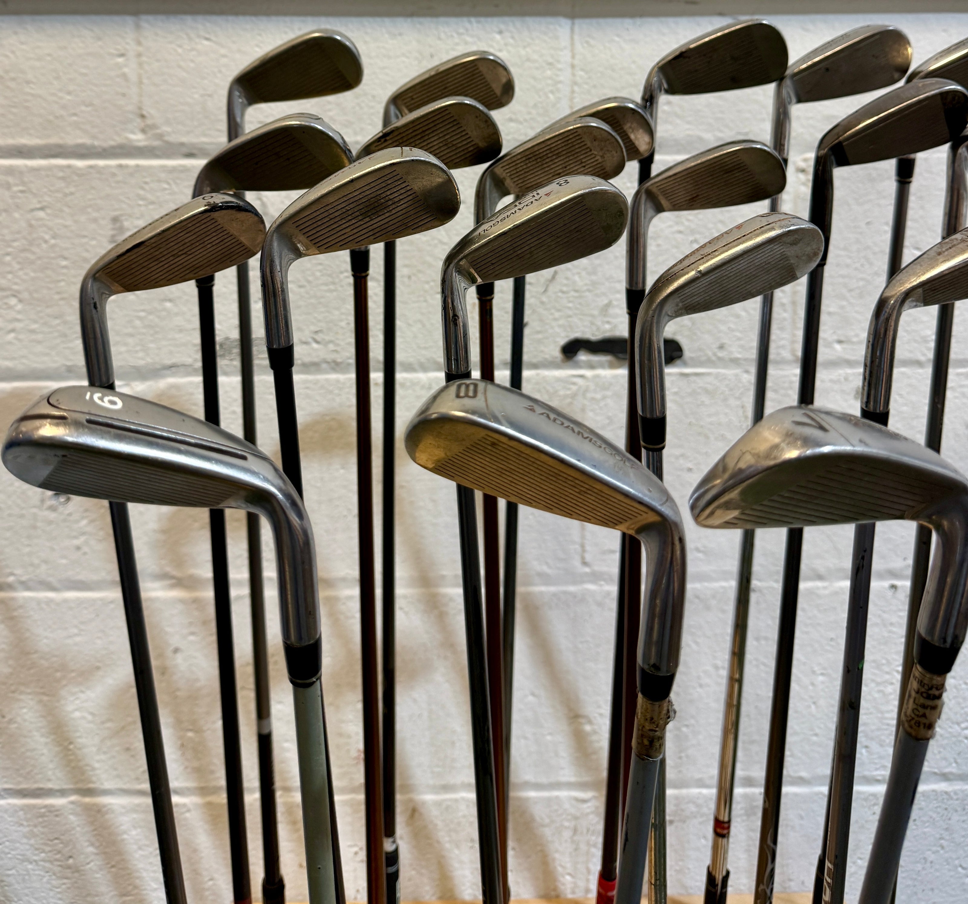 Wholesale Lot of 45 Golf Clubs - Adams Single Irons - RH/LH - Mixed Flexes-Next Round