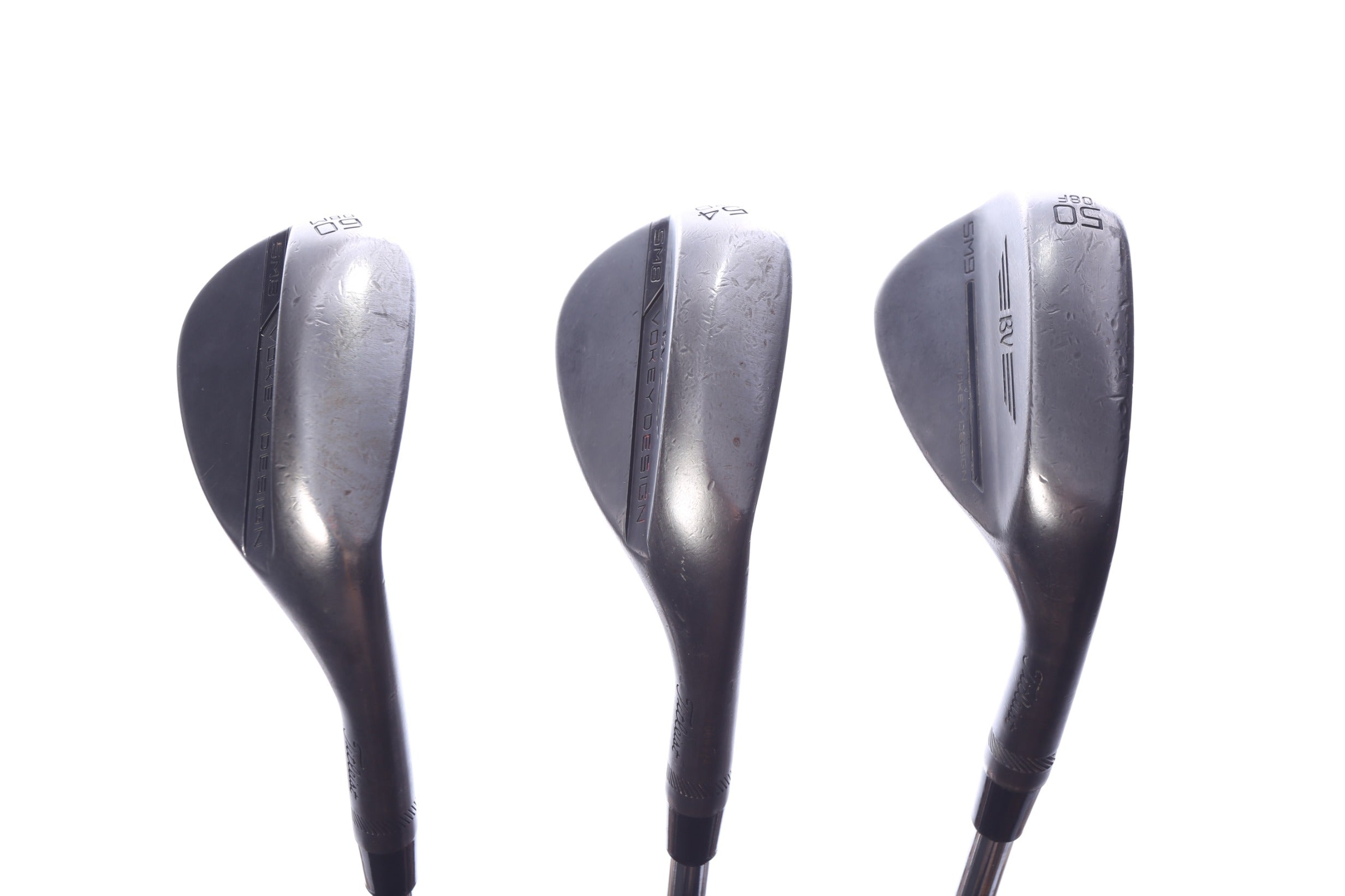 Used Titleist Vokey SM8 Jet Black Wedge Set - Right-Handed - 50*, 54*, 60* - Extra Stiff Flex-Next Round