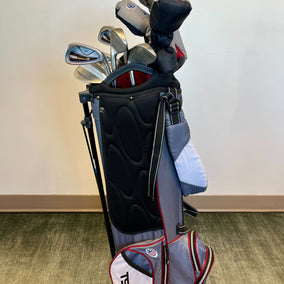 Us Kids Golf TS3 v5 1W, 3W, 3HY, 4H, 5-SW Kids Set RH 60G w/ matching TS3 Bag-Next Round