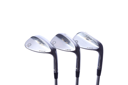 Used Titleist Vokey SM5 Tour Chrome Wedge Set - Right-Handed - 50*, 54*, 60* - Stiff Flex
