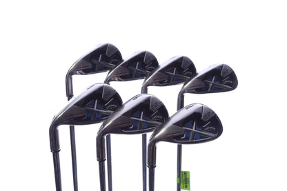 Used Callaway X-22 Iron Set - Left-Handed - 4-PW - Uniflex Flex