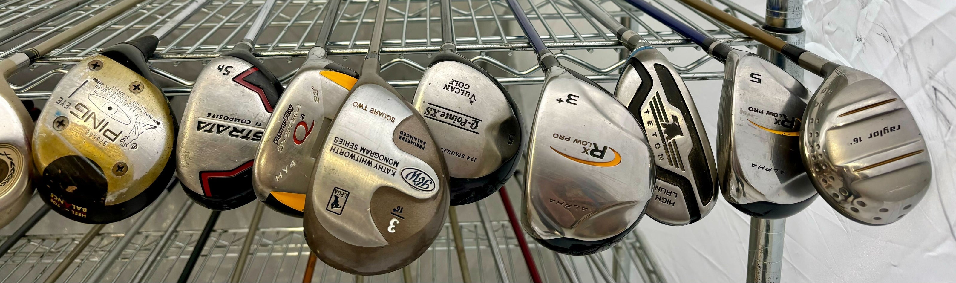 Wholesale Lot of 40 Golf Clubs - Assorted Woods and Drivers - Left/Right-Handed-Next Round