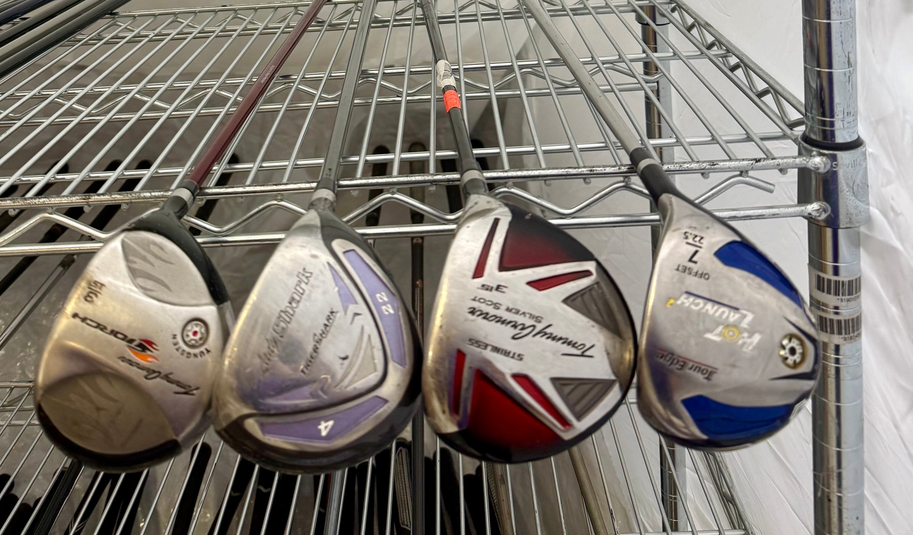 Wholesale Lot of 30 Golf Clubs - Assorted Fairway Woods and Hyrbids-Next Round