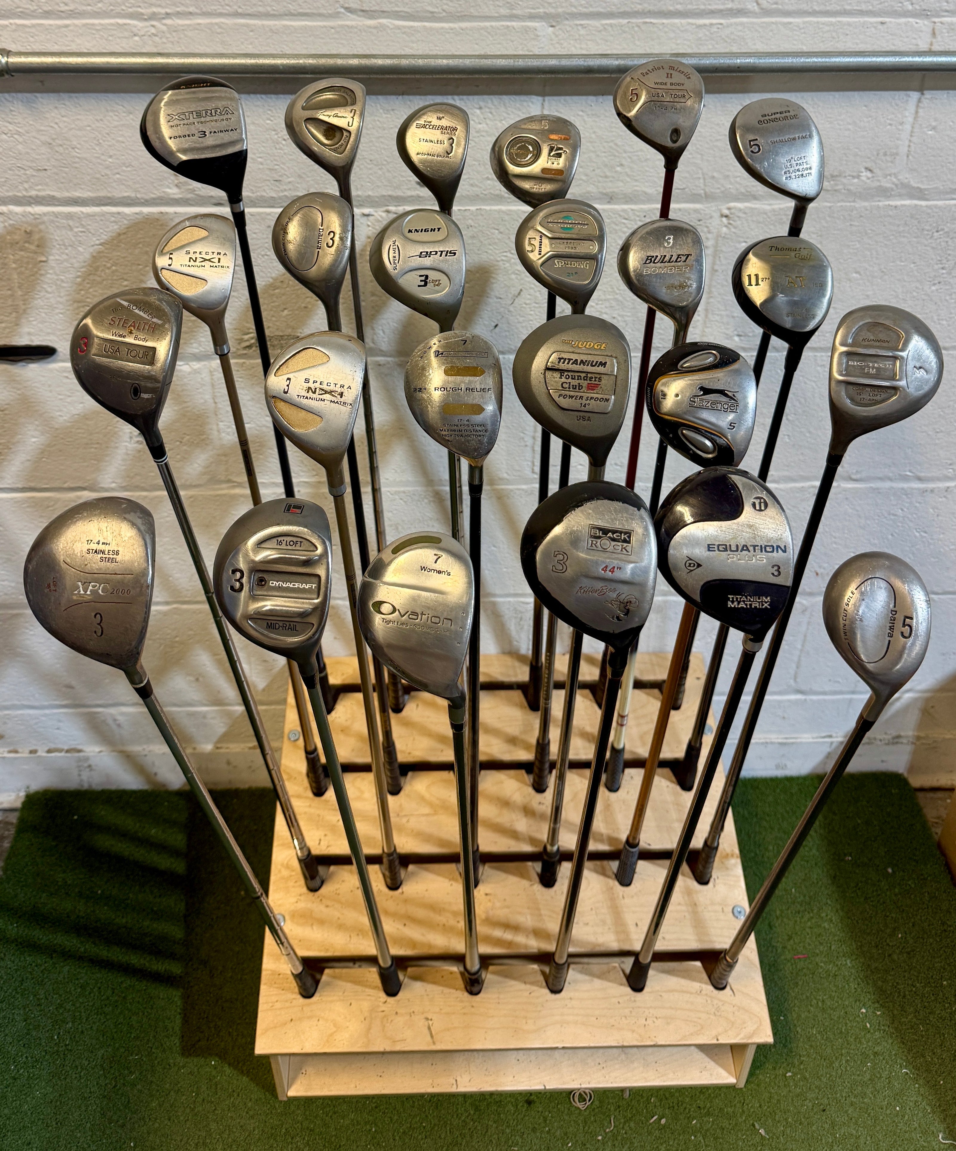 Wholesale Lot of 40 Golf Clubs - Assorted Fairway Woods - RH/LH - Mixed Flexes-Next Round