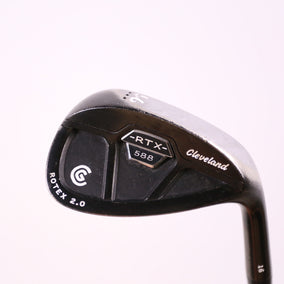 Used Cleveland 588 RTX 2.0 CB Black Satin Sand Wedge - Right-Handed - 56 Degrees - Stiff Flex-Next Round